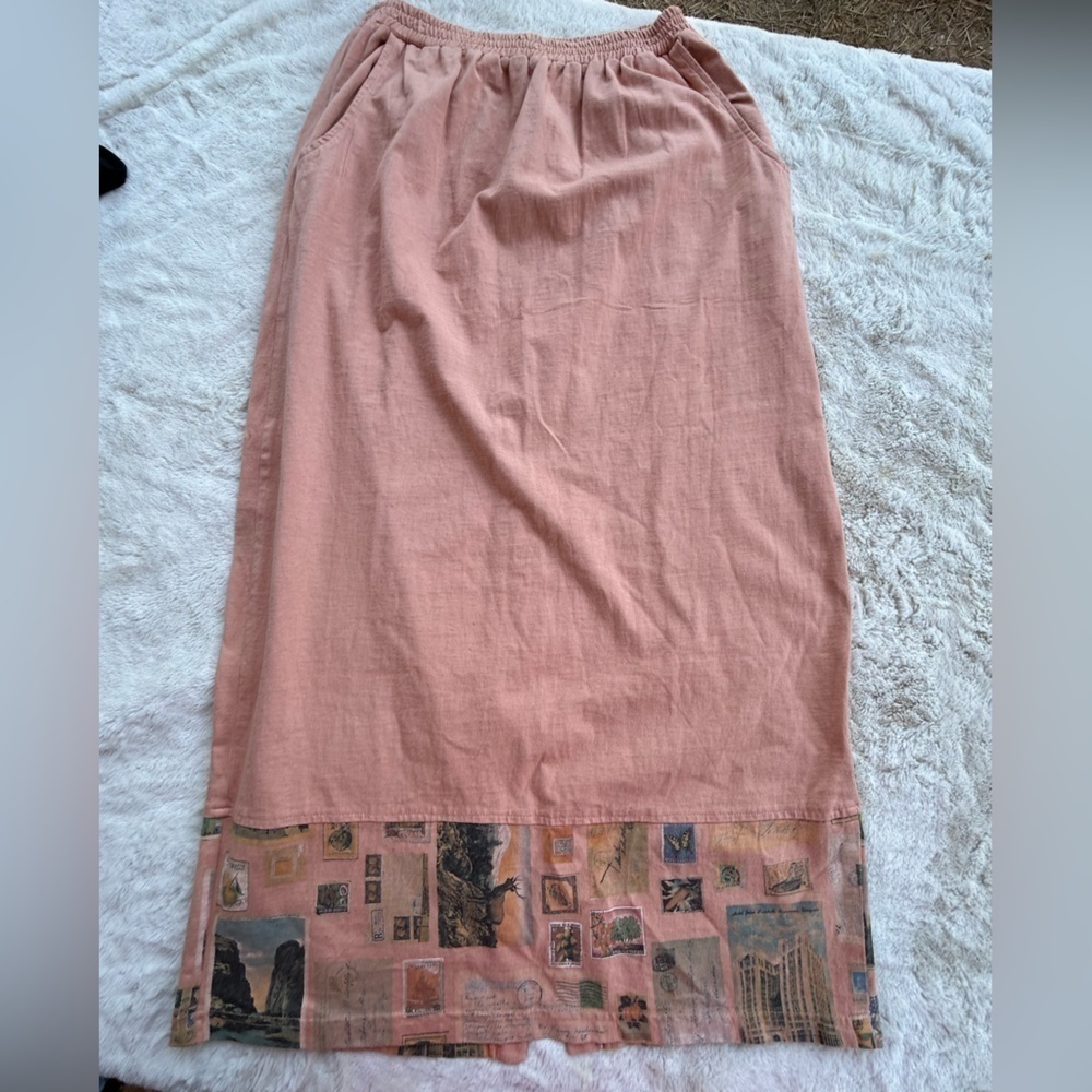Julie Mango tailored maxi skirt. Size L